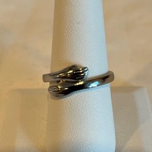 Stainless steel hand ring